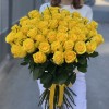 51 желтая роза Хай Еллоу 60 см